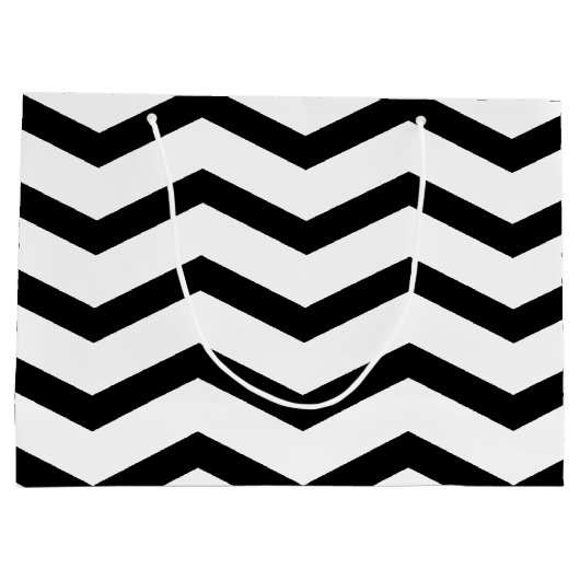 Stylish Chevron Groot Cadeauzakje (Achterkant)