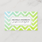 Stylish Chevron Visitekaartje (Voorkant)