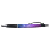 stylish chic purple glitters custom name pen (Bovenkant)