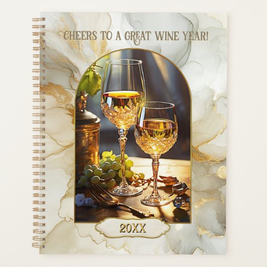 Stylish Classic Wine Planner (Voorkant)