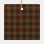 Stylish Classy Plaid 3 photos Christmas  Keramisch Ornament (Achterkant)