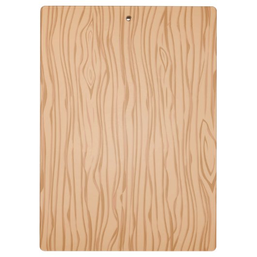 Stylish Clipboard with Realistic Wood Grain Patter Klembord (Achterkant)