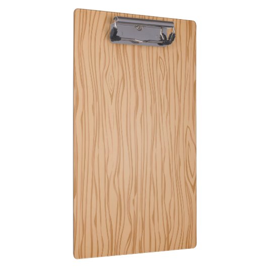 Stylish Clipboard with Realistic Wood Grain Patter Klembord (Rechts)