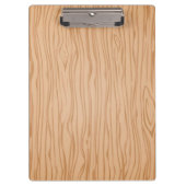 Stylish Clipboard with Realistic Wood Grain Patter Klembord (Voorkant)