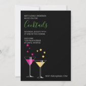 Stylish Cocktail Party Invitation Kaart (Voorkant)