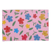 STYLISH COLORFUL FLOWERS PATTERN KUSSENSLOOP (Voorkant-Rechts)