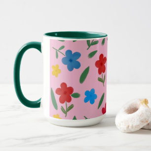 STYLISH COLORFUL FLOWERS PATTERN MOK