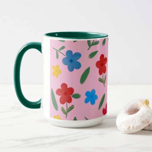 STYLISH COLORFUL FLOWERS PATTERN MOK (Met donut)