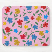 STYLISH COLORFUL FLOWERS PATTERN MUISMAT (Voorkant)