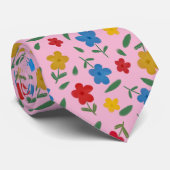 STYLISH COLORFUL FLOWERS PATTERN STROPDAS (Opgerold)