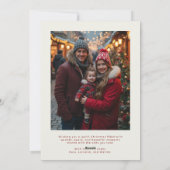 Stylish Colorful Splendid Glitter Christmas Tree Feestdagenkaart (Achterkant)