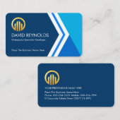 Stylish Creative Arrows Business Owners Visitekaartje (Voorkant / Achterkant)