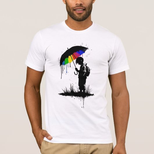 stylish crew neck t-shirt for men's (Voorkant)