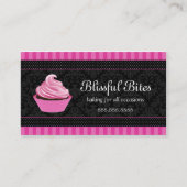 Stylish Cupcake Bakery Visitekaartje (Voorkant)
