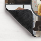 Stylish Custom Five Photo Personalized Mouse Pad Muismat (Hoek)