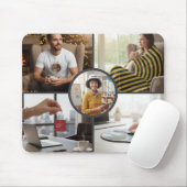 Stylish Custom Five Photo Personalized Mouse Pad Muismat (Met muis)