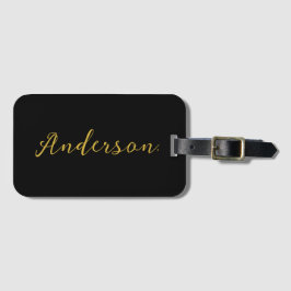 Stylish Custom Name Identification Travel Tag Bagagelabel