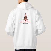 Stylish Custom Plaid Tree Christmas Sweatshirt (Achterkant)