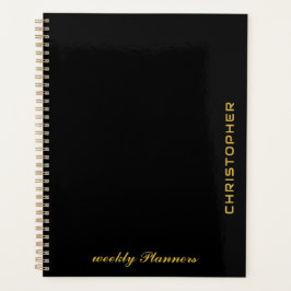 Stylish Custom Text Planner Customizable for You