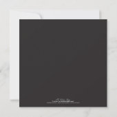 Stylish Damask Bachelorette Invite (roze) Kaart (Achterkant)