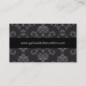 Stylish Damask Visitekaartje (Achterkant)