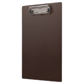 Stylish Dark Brown Leather Finish Writing Klembord (Links)