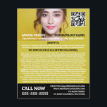 Stylish Dermatologist, Dermatology Clinic, QR Code Flyer<br><div class="desc">Stijlvolle dermatoloog,  Dermatologiecliniek,  QR-code Adverteren brochures door de Visitekaartje winkel.</div>