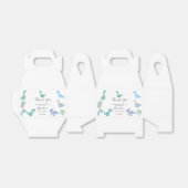 Stylish Dinosaur Baby Shower White Bedankdoosjes (Uitgevouwen)