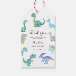 Stylish Dinosaur Baby Shower White Cadeaulabel