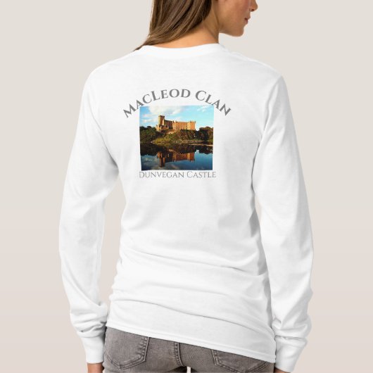 Stylish Dunvegan Castle - MacLeod Clan T-shirt (Achterkant)