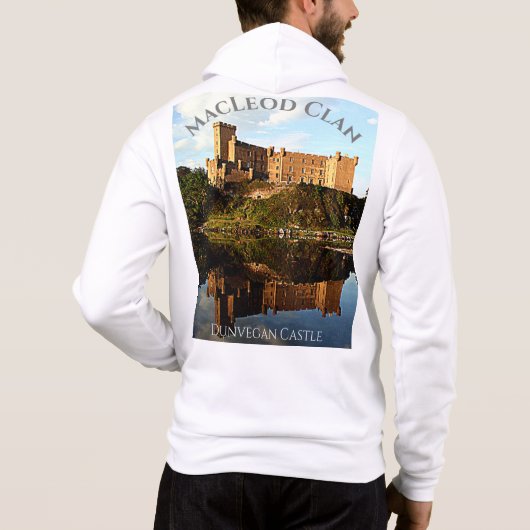 Stylish Dunvegan Castle - Scottish MacLeod Clan Hoodie (Achterkant)
