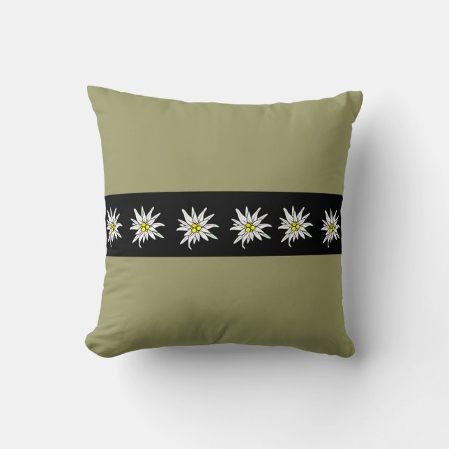 Stylish Edelweiss American MoJo Pillow Kussen (Voorkant)