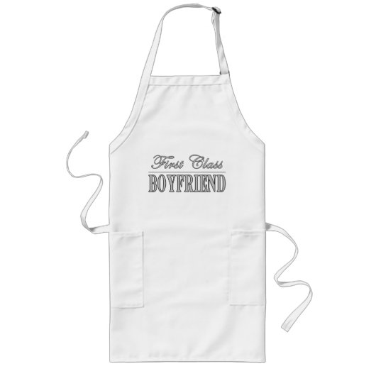 Stylish Elegant BoyVries : Boyvriendin van de eers Lang Schort (Voorkant)