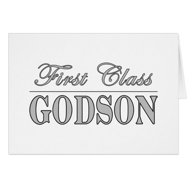 Stylish Elegant Godsons : First Class Godson (Voorkant Horizontaal)