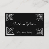 Stylish, Elegant Vintage Visitekaartje (Voorkant)