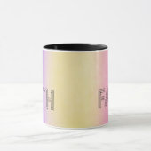 Stylish faith typography coffee mug mok (Midden)