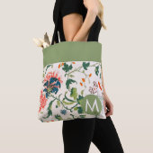 Stylish Floral Monogram Tote Bag (Dichtbij)
