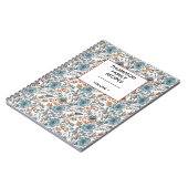 Stylish Floral Neutrals Personalized Recipe  Notitieboek (Linkerzijde)