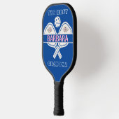 Stylish Floral the Best Grandma First Name Pickleball Paddle (Links)
