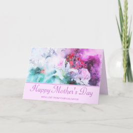 Stylish Flowers Moederdag Feestdagen Kaart