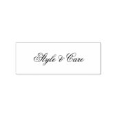 Stylish Font Brand Name Rubberstempel (Gestempeld)