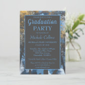 Stylish Forest Sunset Party Invitation Kaart (Staand voorkant)