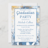 Stylish Forest Sunset Party Invitation Kaart (Voorkant)