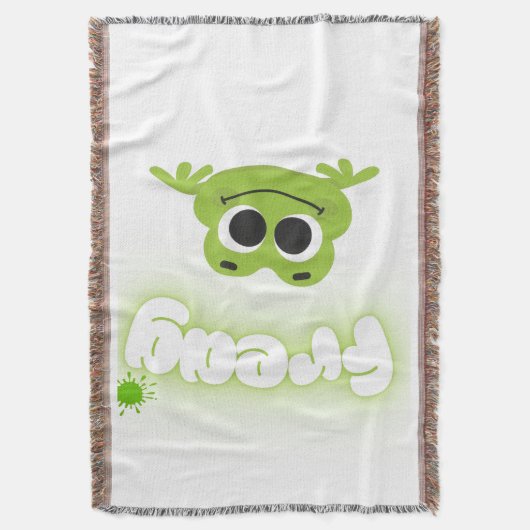 stylish frog themed home blanket deken (Voorkant Verticaal)