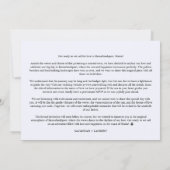 Stylish & Fun Unmatched Wedding Photo Card Save The Date (Achterkant)