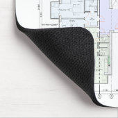 Stylish & Functional Blueprint Muismat (Hoek)