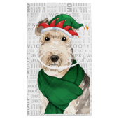 Stylish Funny Lakeland Terrier Lover Kerstmis Klein Cadeauzakje (Achterkant)