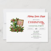 Stylish Funny Mojito Cocktails digital invitation Kaart (Voorkant)