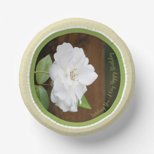 Stylish Garden Floral Papieren Kommen (Voorkant)