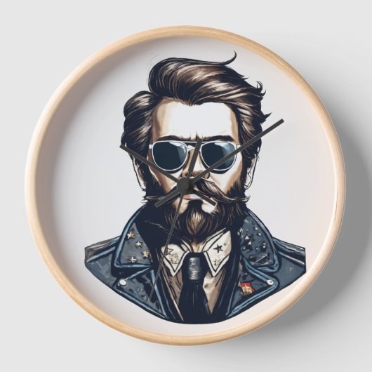 Stylish Gaze Wall Watch (Voorkant)